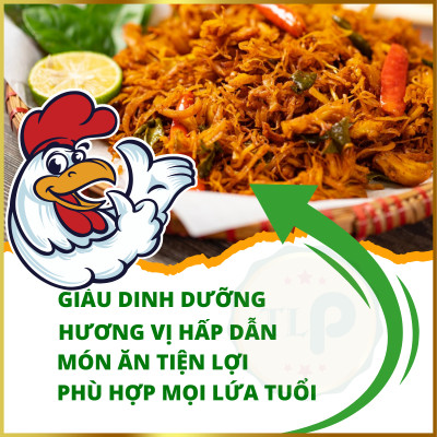 KHÔ GÀ LÁ CHANH COMBO 1KG - MỖI BỊCH 500G