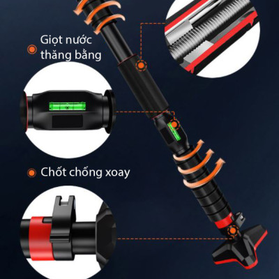 Xà Đơn Treo Tường 2022 Tích Hợp Giọt Nước Chỉnh Thăng Bằng Đại Nam Sport Thế Hệ Mới + Kèm Găng Tay Tập Xà