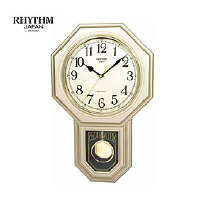 Đồng hồ treo tường Nhật Bản Rhythm CMJ443BR18 Kt 30.0 x 47.5 x 7.0cm, 1.2kg Vỏ nhựa