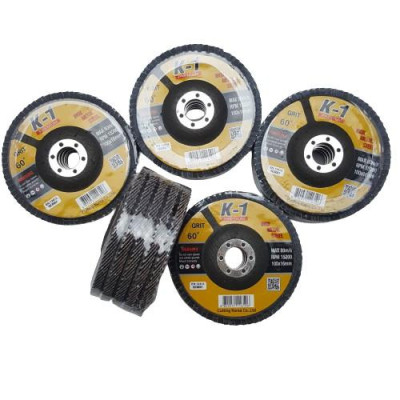 10 viên Đá nhám xếp 60# | Đĩa ráp xếp | Bánh nhám xếp K1 D100 60#