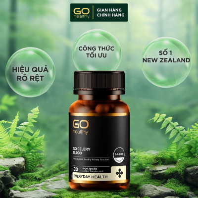 GO CELERY 16,000 30 VIÊN - Viên gout nhập khẩu chính hãng GO Healthy New Zealand