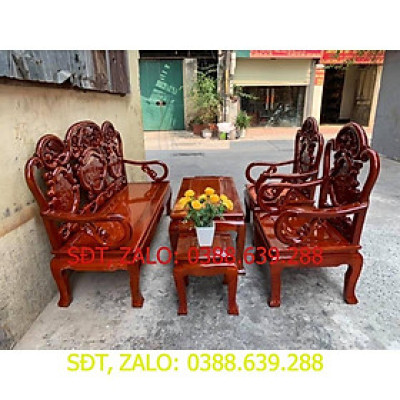 Bộ bàn ghế guột gỗ nhãn