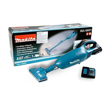 MÁY HÚT BỤI 3.6KPA DÙNG PIN 18V MAKITA DCL180SYB (01 SẠC 18V 01 PIN 18V/1.5AH.) - HÀNG CHÍNH HÃNG