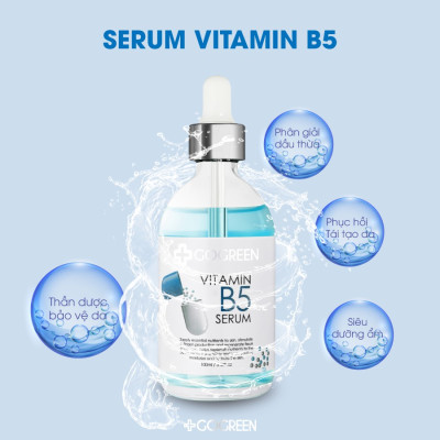 Serum phục hồi, tái tạo da tổn thương GoGreen SERUM VITAMIN B5 
