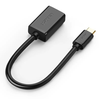 Ugreen UG30701US154TK 13CM Màu Đen Dây USB Type-C sang USB 3.0 - HÀNG CHÍNH HÃNG