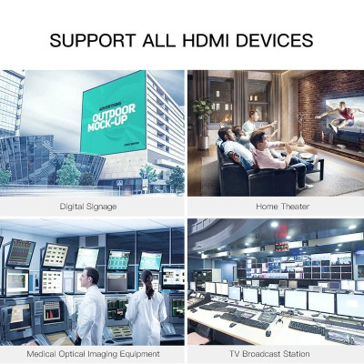 Ugreen UG50717HD132TK 10M màu Đen Cáp tín hiệu HDMI chuẩn 2.0 sợi quang cao cấp - HÀNG CHÍNH HÃNG