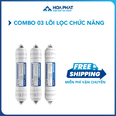Combo 03 lõi lọc chức năng (Lõi 8, 9, 10) - Hàng chính hãng