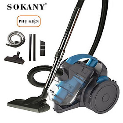 Máy hút bụi cầm tay SOKANY SK3381 đa năng công suất cao 2000W lực hút mạnh, công nghệ giảm tiếng ồn - Hàng Chính Hãng