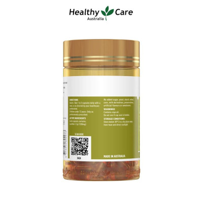 Mầm đậu nành Úc Healthy Care Super Lecithin 1200mg tăng cường chức năng gan khỏe mạnh, nâng cao sức khỏe, sắc đẹp từ bên trong - OZ Slim Store
