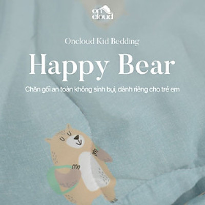 Chăn Chần Bông Arize Vải Microfiber Happy Bear 1.5x2m