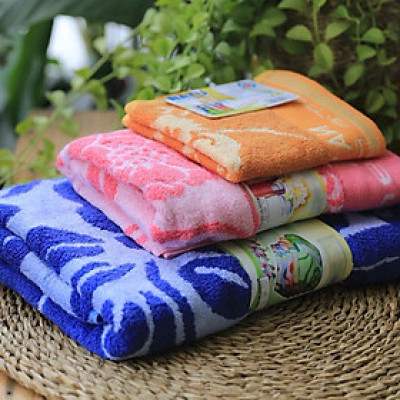 Khăn Tre Bông (3 cái) - Màu Ngẫu Nhiên