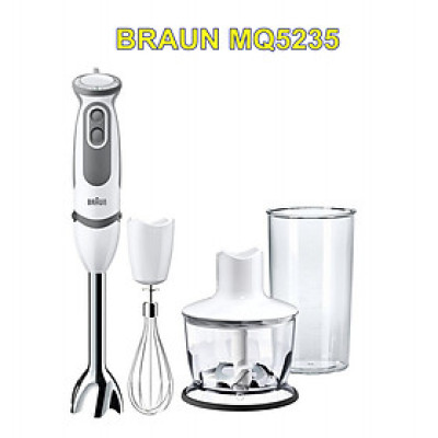 Máy xay cầm tay Braun MQ5235WH - 1000W - Hàng Chính Hãng, Bảo Hành Toàn Quốc