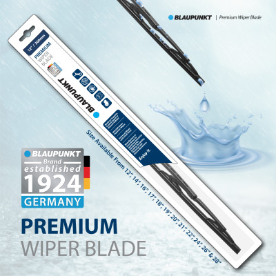  Bộ Gạt Mưa Ô Tô Blaupunkt Premium Dành Cho Xe Yaris, Right 14"/350mm, Left 24"/600mm