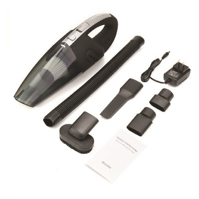 Máy hút bụi cầm tay không dây loại sạc pin dùng cho gia đình XC628 - lực hút 3200kpa - dung lượng 2200mAh - có thể hút bụi khô và nước - màu xám đen - Hàng Chính Hãng