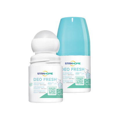 Lăn khử mùi, chống mùi không cồn hương tươi mát cho da nhạy cảm Stanhome Deo Fresh 50ml