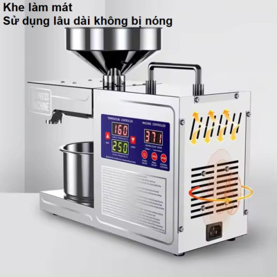 Máy ép dầu thực vật chuyên nghiệp thương hiệu Anh Quốc Aosida B03S - Năng suất 4-6kg/giờ - Hàng chính hãng
