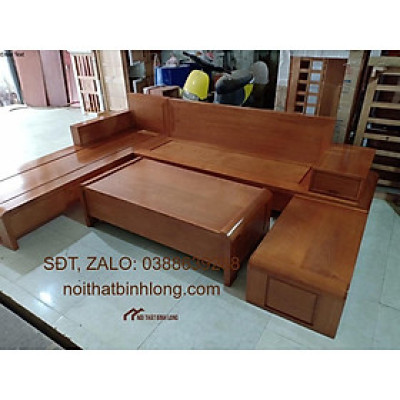 Bàn ghế gốc lớn gỗ sồi