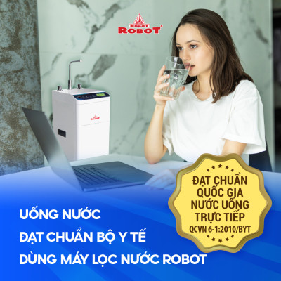 MÁY LỌC NƯỚC NÓNG THÔNG MINH LẠNH ROBOT UltraQC-6U - Hàng Chính Hãng