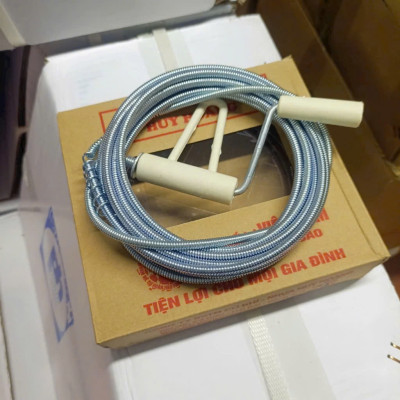 Cuộn Dây Lò Xo Thông Tắc Cống – 5m & 10m, Làm Sạch Cống Nghẹt Hiệu Quả