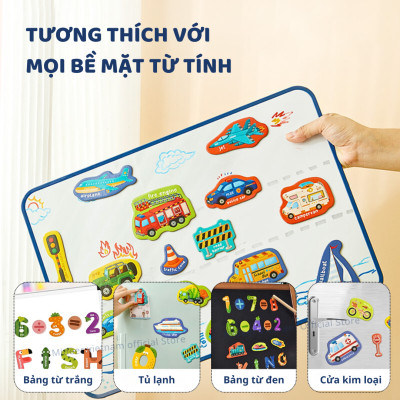 Chữ cái nam châm chữ số nam châm  cho bé Mideer Letter Magnets - Number Magnets