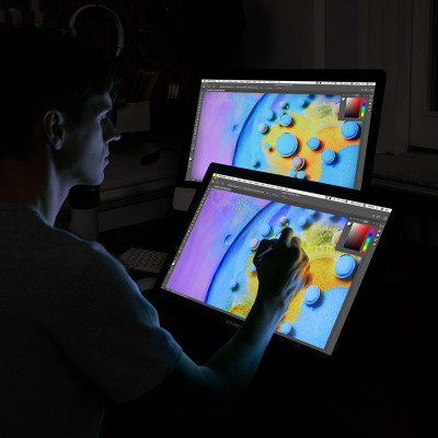 Bảng vẽ màn hình XP-PEN ARTIST 22 V2 (Thế hệ 2) Full HD cảm ứng nghiêng, kết nối TYPE C - Hàng chính hãng