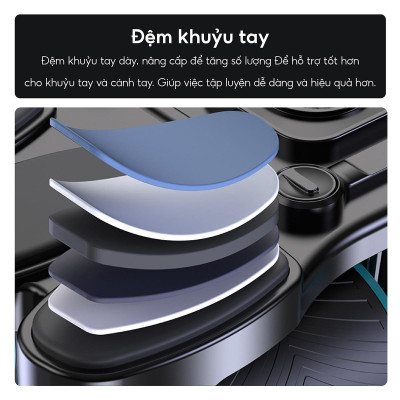 Con Lăn RW099 - 4 Bánh Tập Bụng Trợ Lực Thế Hệ Mới - Khuỷu Tay - Plank Tại Nhà