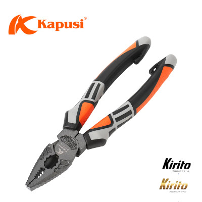 Kìm điện Nhật Kapusi cao cấp kiểu đức thép CRV cao cấp, trợ lực 30%