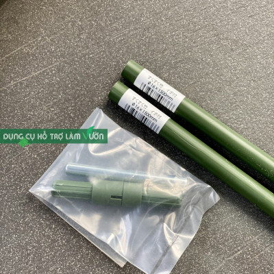 5 ống thép bọc nhựa phi 16 dài 3 met  dùng bền từ 5 năm ở nhiệt độ ngoài trời dụng cụ làm vườn nhật bản Daim 