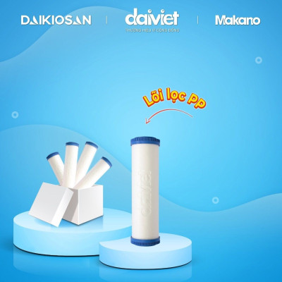 Lõi Lọc Nước Số 3 PP 1 Micro - Hàng Chính Hãng Đại Việt Dùng Cho Nhiều Dòng Máy Lọc Nước RO