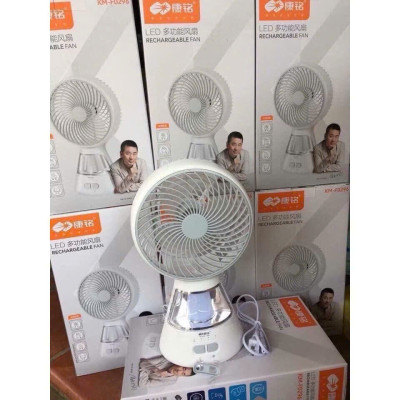 Quạt Tích Điện 3 Chế Độ, Kèm Đèn LED Siêu Sáng, Pin Dùng 3-5h Tùy Tốc Độ - HÀNG CHÍNH HÃNG MINIIN