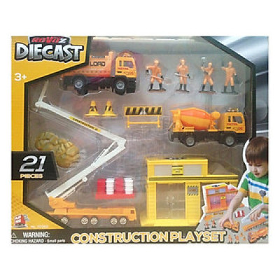 Đồ Chơi Mô Hình Công Trình Diecast 70362 (21 Chi Tiết) - PLAYMIND 70362