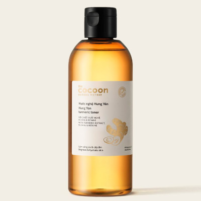 Toner nước nghệ Hưng Yên Cocoon 310ml giúp da sáng mịn rạng rỡ thuần chay