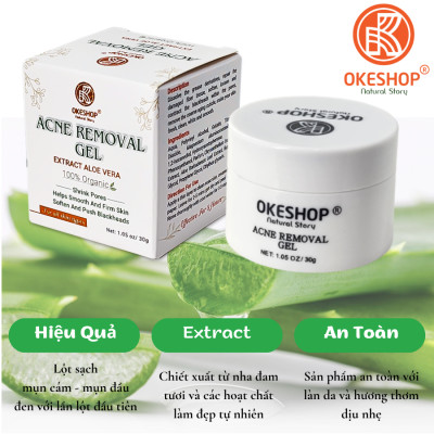 Gel Lột Mụn OKESHOP 30ml - Giải Pháp Loại Bỏ Mụn Đầu Đen - Mụn Cám - Bạ Nhờn - Làm Sạch Sâu Và Thu Nhỏ Lỗ Chân Lông