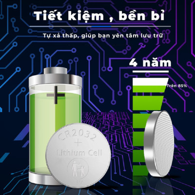 Pin nút Beston CR2032 CR2016 CR2025 CR1632 CR2450 - Vỉ 5 viên Pin 3V dùng cho điều khiển ô tô smarkey cmos