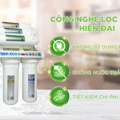 Máy lọc nước Nano Geyser ECO công nghệ lọc Nano - Hàng Chính Hãng