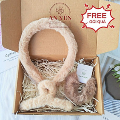 Set Quà Tặng 3 Món Cài Tóc Rửa Mặt No.2 Tặng Sinh Nhật Bạn Gái Người Yêu 20/10 8/3, Quà Tặng Học Viên