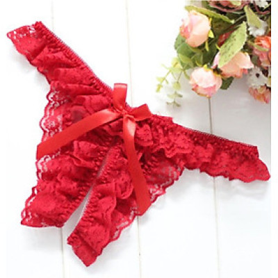 Quần lót nữ ren chất đẹp one size 1 cái - Màu đỏ