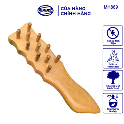 Lược gỗ thơm đa năng mát xa ấn huyệt toàn thân (MH889) giúp lưu thông khí huyết - chăm sóc sức khỏe cho bạn