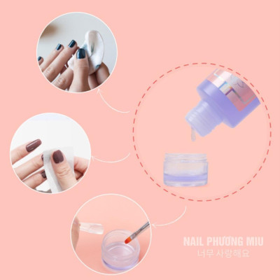 Nước Lau Gel Li-nail 200ml Không Mùi Hắc Chuyên Dụng Làm Nail, Cồn Lau Làm Sạch Bề Mặt Móng Đắp Gel, Làm Mềm Gel Gôm Hiệu Quả Trong Quá Trình Đắp Móng