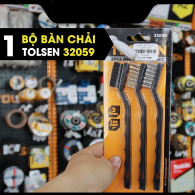 BỘ BÀN CHẢI 180mm TOLSEN 32059 - HÀNG CHÍNH HÃNG