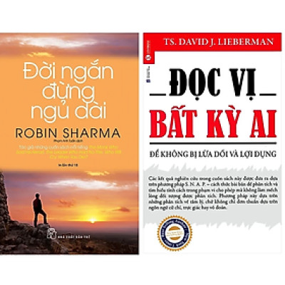 Combo 2Q: Đọc Vị Bất Kỳ Ai - Để Không Bị Lừa Dối Và Lợi Dụng + Đời Ngắn Đừng Ngủ Dài (Sách Phát Triển Bản Thân/ Tư Duy/Kĩ Năng Sống)