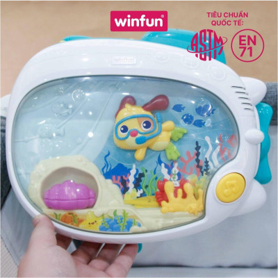 Đèn ngủ 3 chức năng, 2 chế độ nhạc - ru ngủ cho bé từ 0 tháng tuổi Winfun 720000-NL