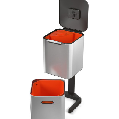 Joseph Joseph - Thùng rác 2 ngăn cao cấp Totem Compact 40L Waste & Recycling Bin 001044