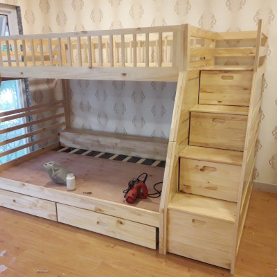 Giường tầng Juno Sofa 1m / 1m4 cầu thang đảo chiều màu lựa chọn 