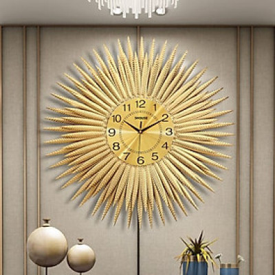 Đồng Hồ Trang Trí Treo Tường Cao Cấp A63 máy kim trôi không gây tiếng động decor nghệ thuật cho phòng khách