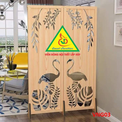 Vách ngăn tủ kệ VND3 - Nội thất lắp ráp Viendong Adv