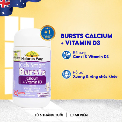 Viên Nhai Bổ Sung Canxi Cho Bé Nature