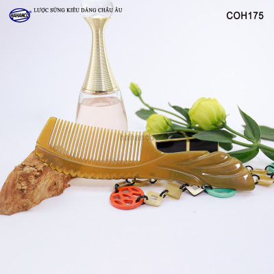 Lược sừng kiểu dáng Châu Âu sang trọng (Size: XL - 20cm) COH175 - Lược sừng xuất Nhật - Chăm sóc tóc