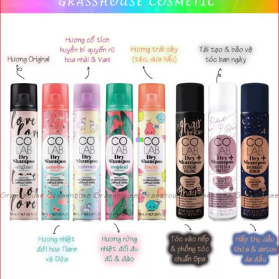 Dầu gội khô COLAB hương Unicorn 200ml