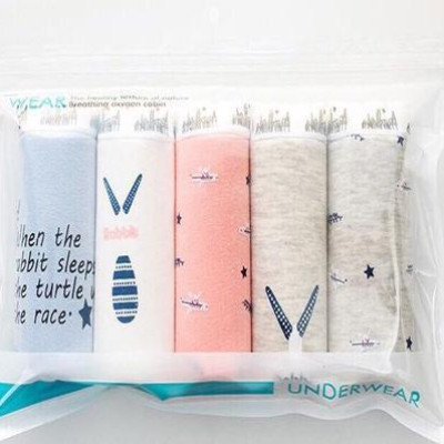 SET 5 QUẦN LÓT NỮ KUTE IN HÌNH NGHỘ NGHĨNH, SIÊU YÊU QL2405